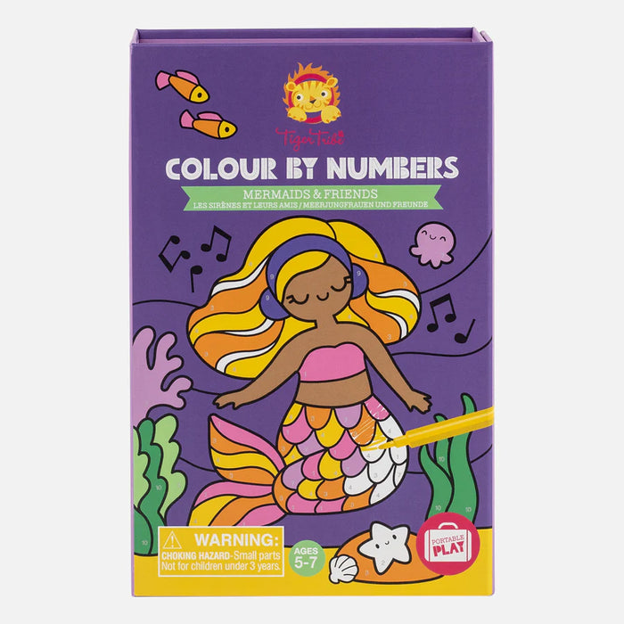 Tiger Tribe | Colour by Numbers | Mermaids & Friends
