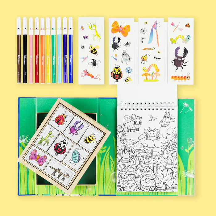 Tiger Tribe | Colouring Set | Backyard Bugs