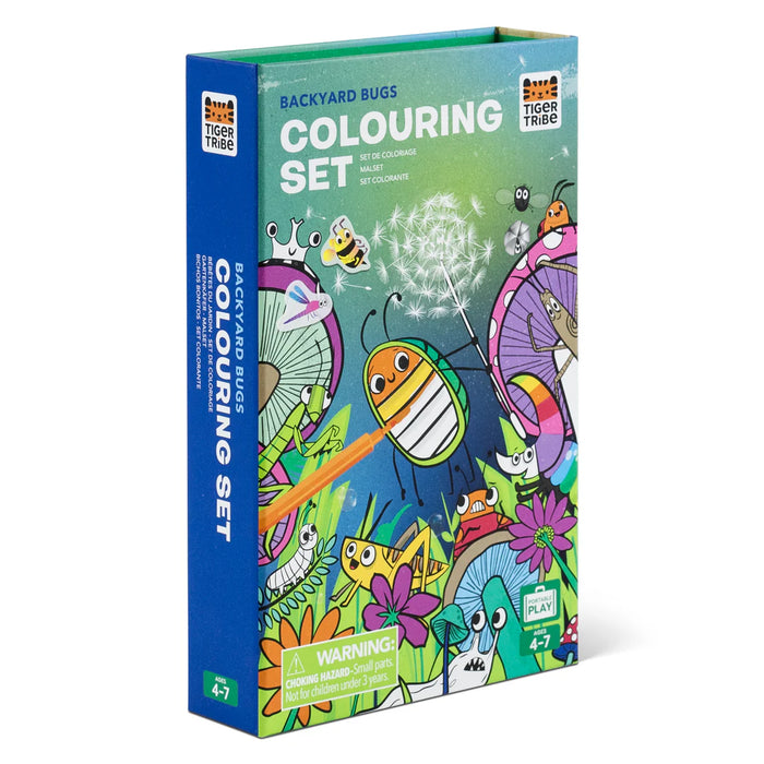 Tiger Tribe | Colouring Set | Backyard Bugs