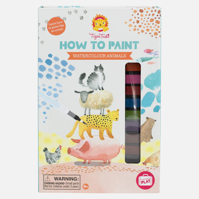 Tiger Tribe | How to Paint | Water Colour Animals
