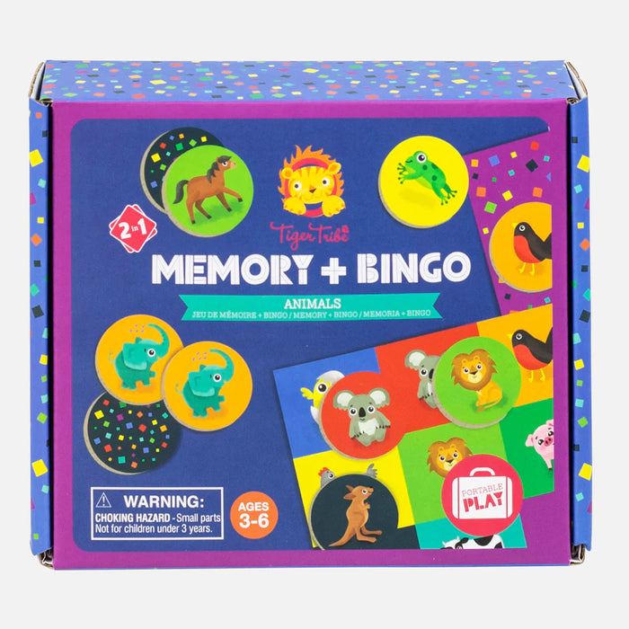 Tiger Tribe | Memory + Bingo - Animals