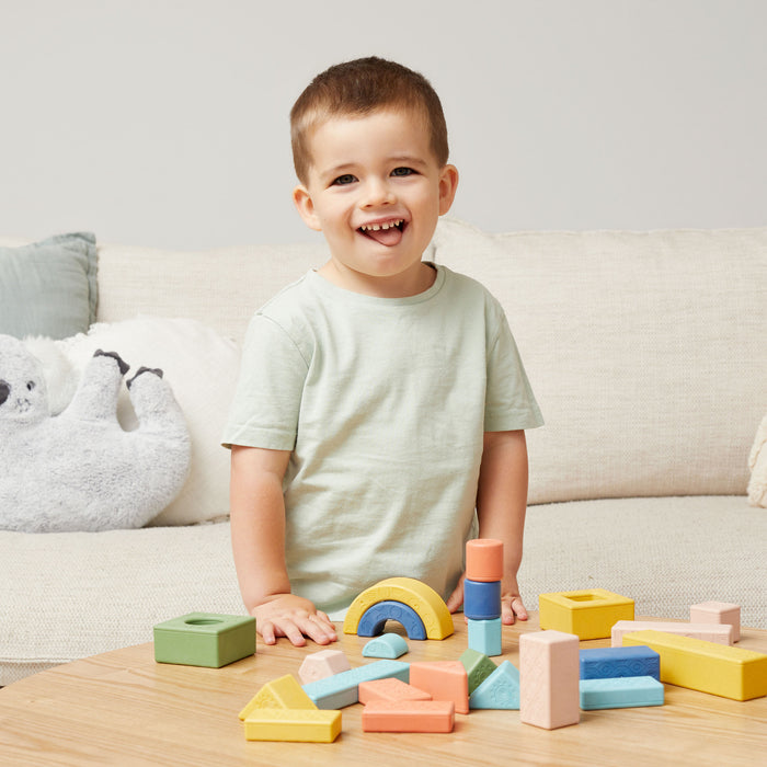 Tiger Tribe | Rattle & Stack Blocks - Deluxe pack