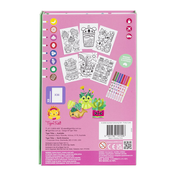 Tiger Tribe | Scented Colouring | Fruity Cutie