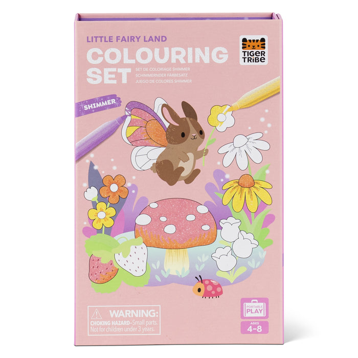 Tiger Tribe | Shimmer Colouring Set | Little Fairy Land