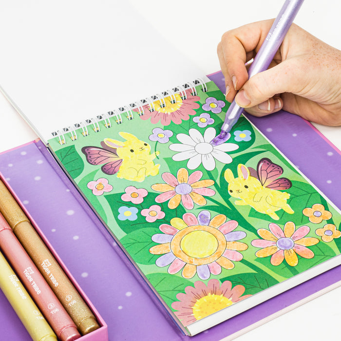 Tiger Tribe | Shimmer Colouring Set | Little Fairy Land