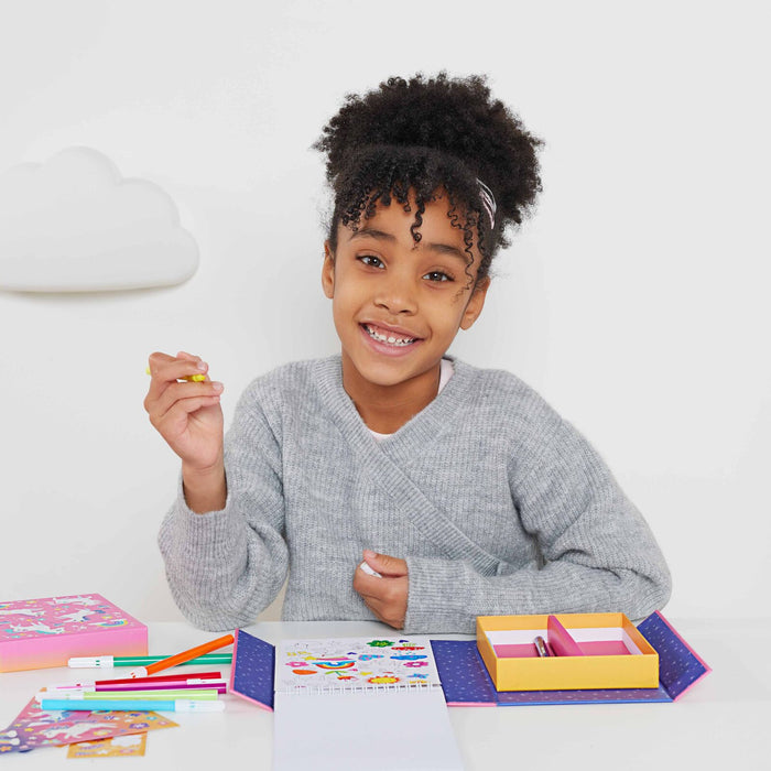 Tiger Tribe | Shimmer Colouring Set | Little Fairy Land