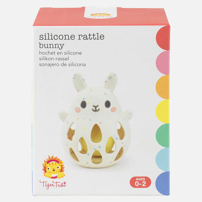 Tiger Tribe | Silicone Rattle - Bunny