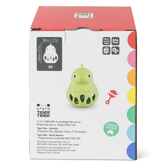 Tiger Tribe | Silicone Rattle - Dinosaur
