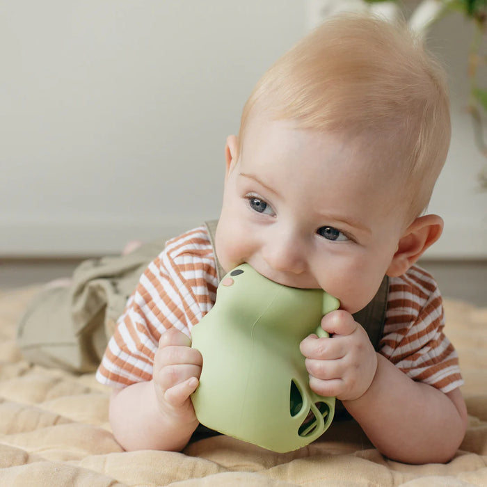 Tiger Tribe | Silicone Rattle - Dinosaur