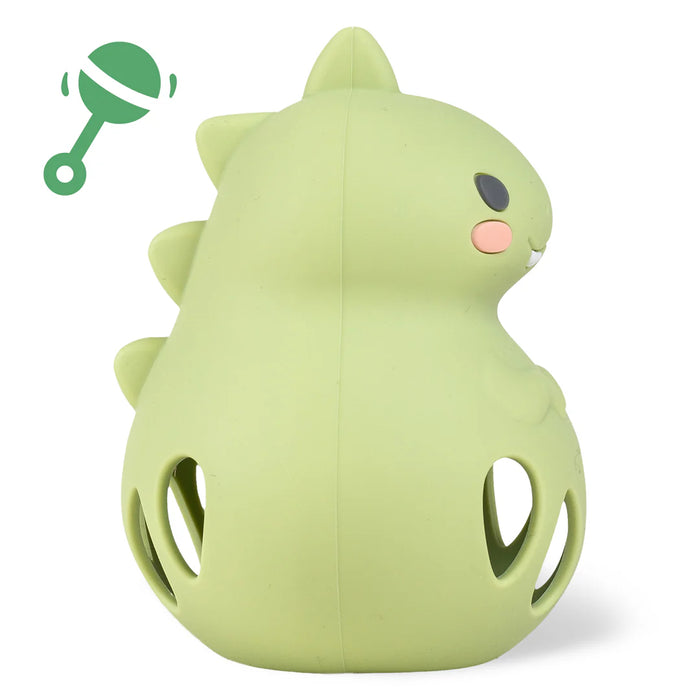 Tiger Tribe | Silicone Rattle - Dinosaur