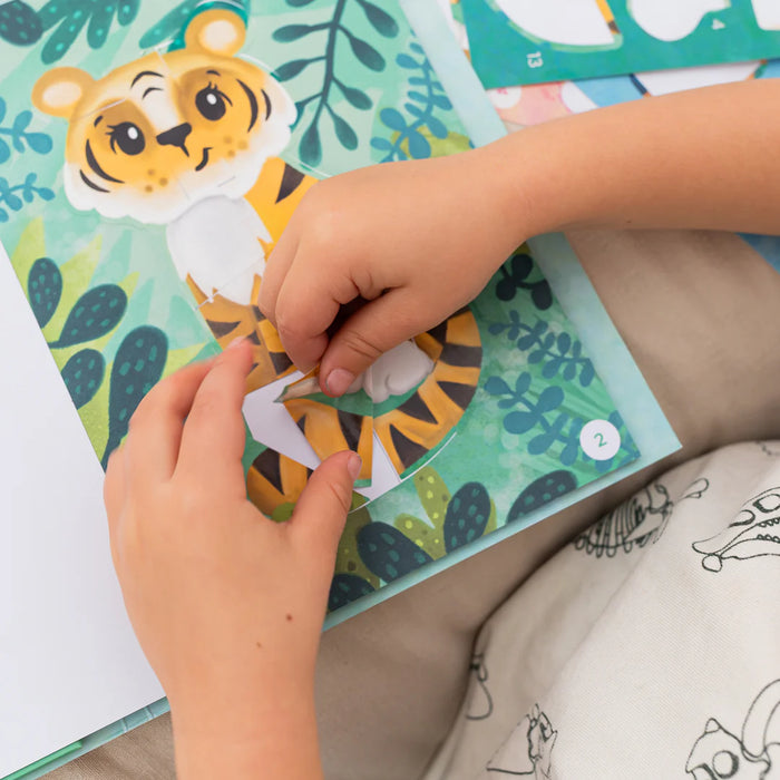 Tiger Tribe | Sticker By Numbers - Animals