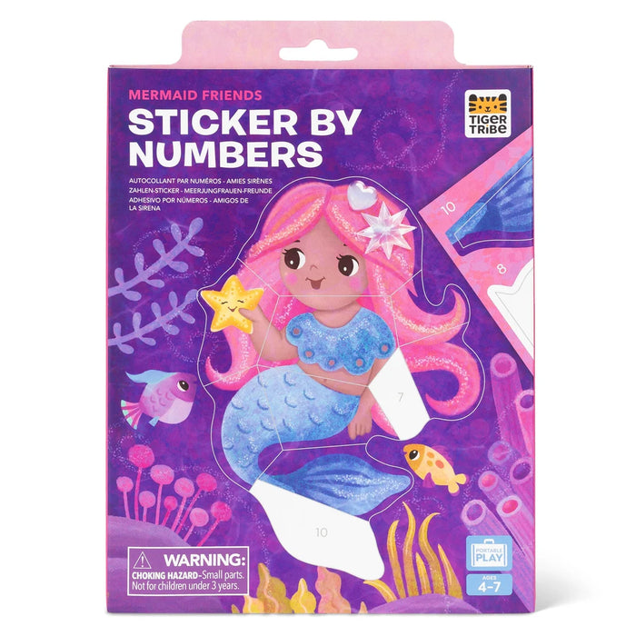 Tiger Tribe | Sticker By Numbers - Mermaid Friends