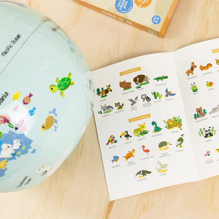 Tiger Tribe | World Globe - Baby Animals - 30cm