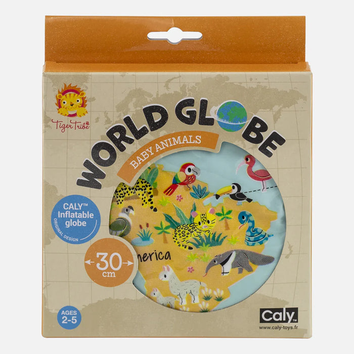 Tiger Tribe | World Globe - Baby Animals - 30cm