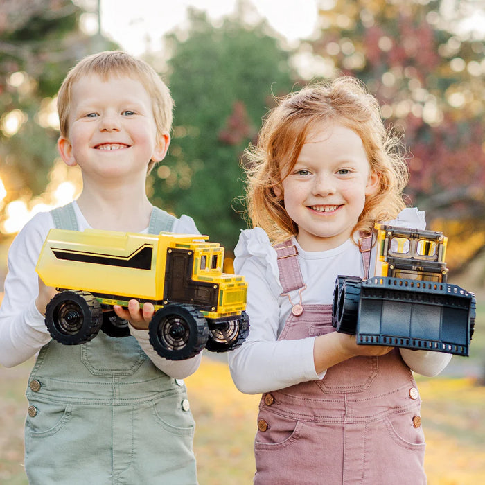 TileTek | Magnetic Tiles | 22 Piece Mega Earth Movers