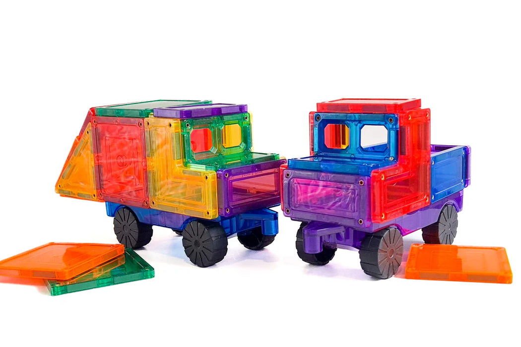 TileTek | Magnetic Tiles | 28 Piece Car Set