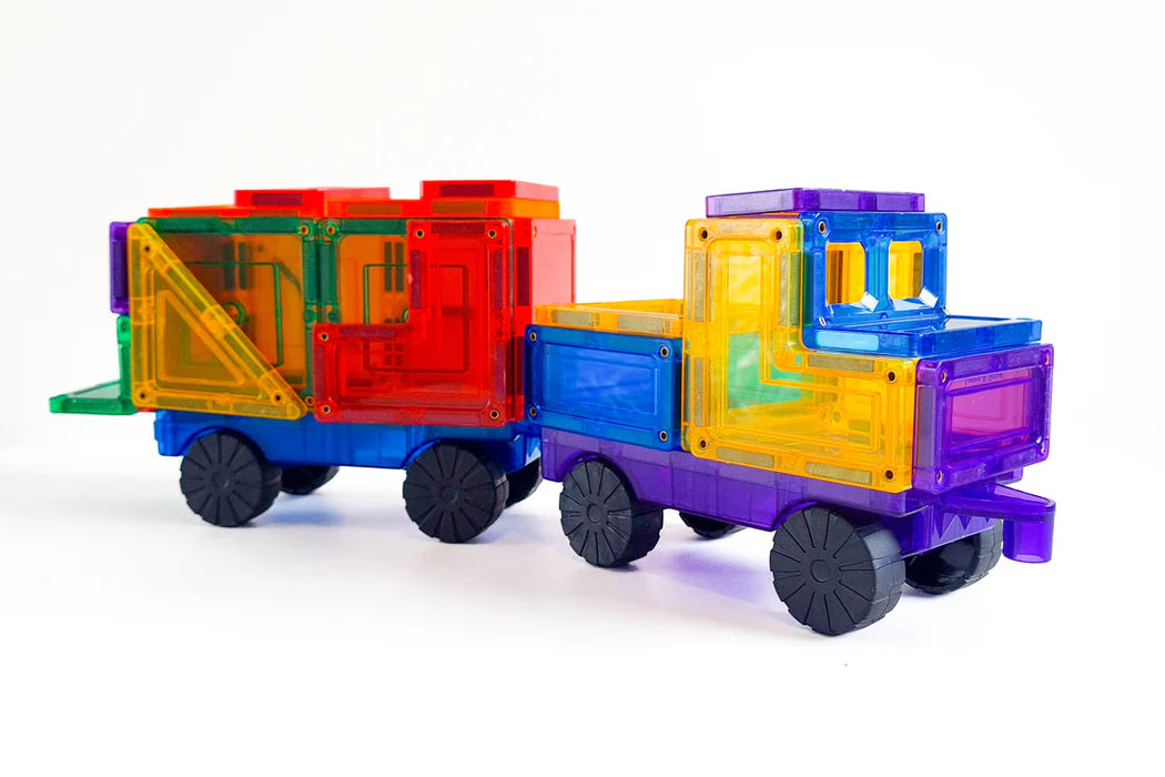 TileTek | Magnetic Tiles | 28 Piece Car Set