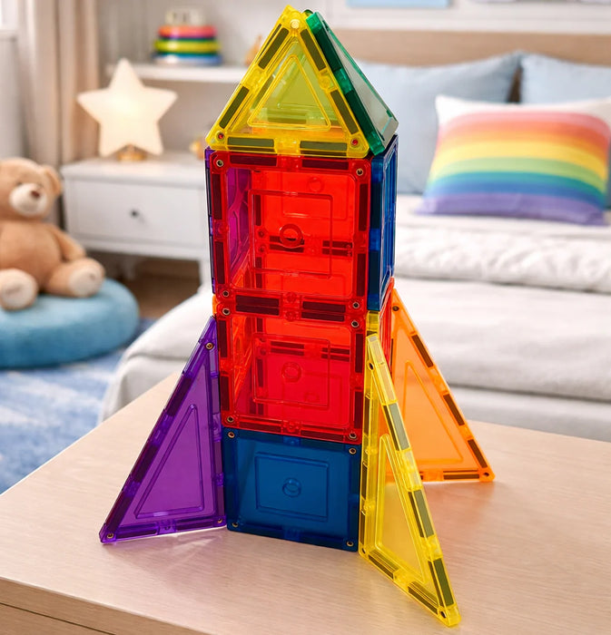 TileTek | Magnetic Tiles | 32 Piece Starter Set