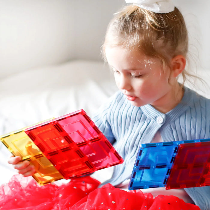 TileTek | Magnetic Tiles | 8 Piece Large Square Tiles Set