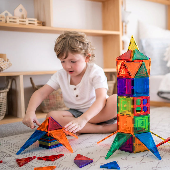 TileTek | Magnetic Tiles | Builders set 110 Pieces