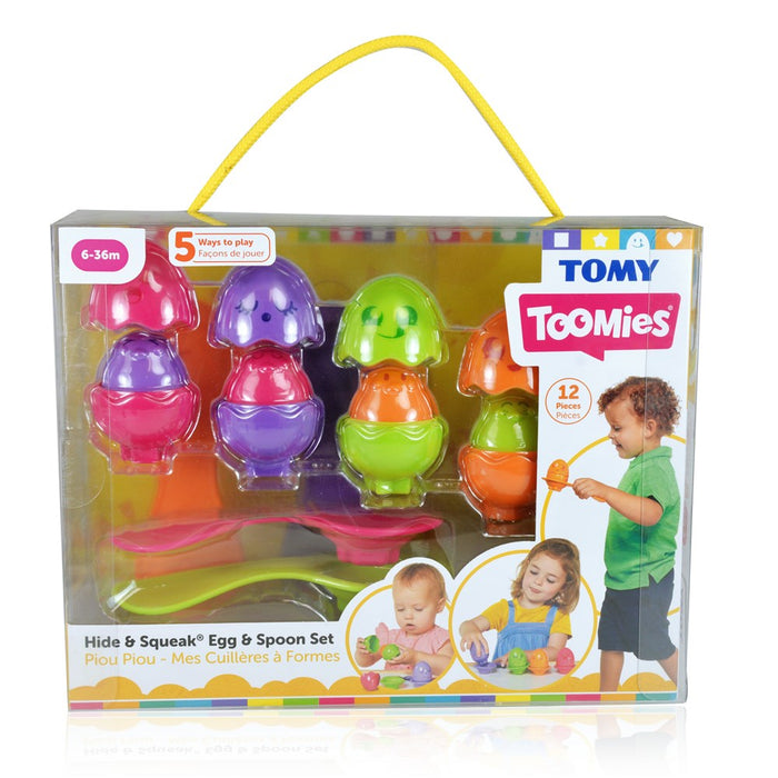 Tomy | Hide & Squeak Egg & Spoon