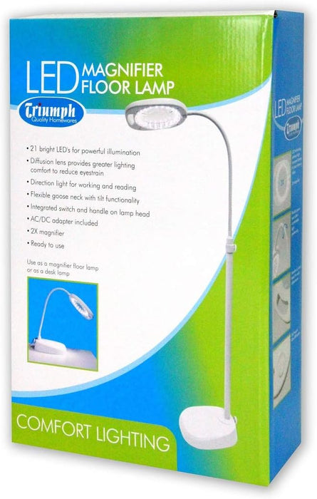 Triumph | LED Magnifier Floor Lamp