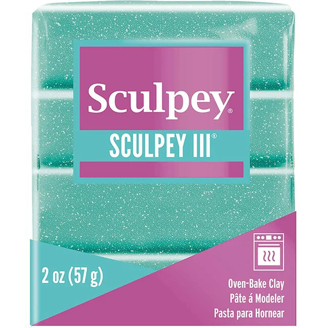 Sculpey | Sculpey III | Turquoise Glitter 57g