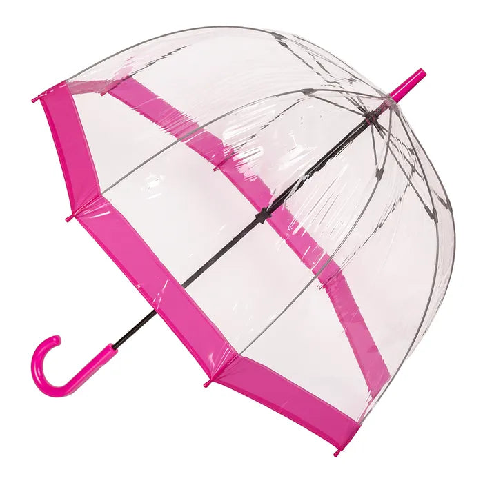 Umbrella | Adult | Clear Birdcage | Thick Bright Trim
