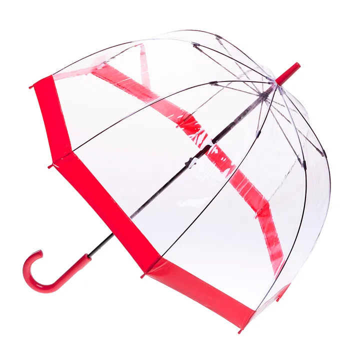 Umbrella | Adult | Clear Birdcage | Thick Bright Trim