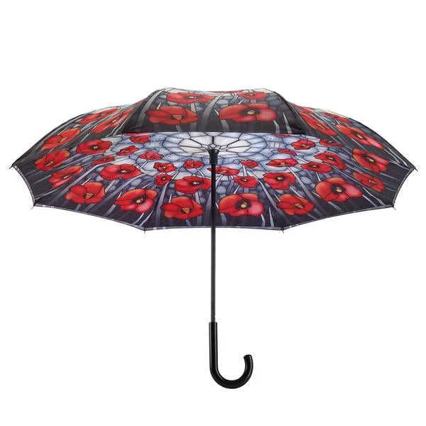 Umbrella | Reverse Cover - Poppies