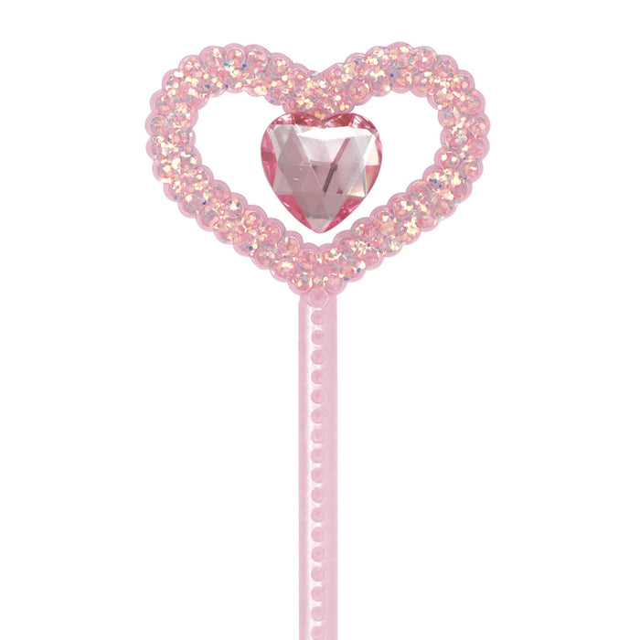 Pink Poppy | Ballerina Jewel Heart Wand