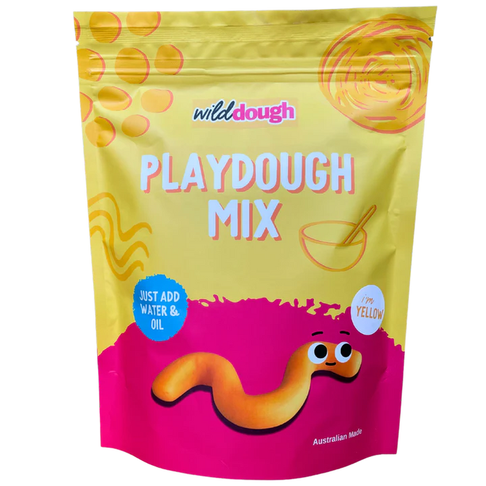 Wild Dough Playdough | DIY Yellow