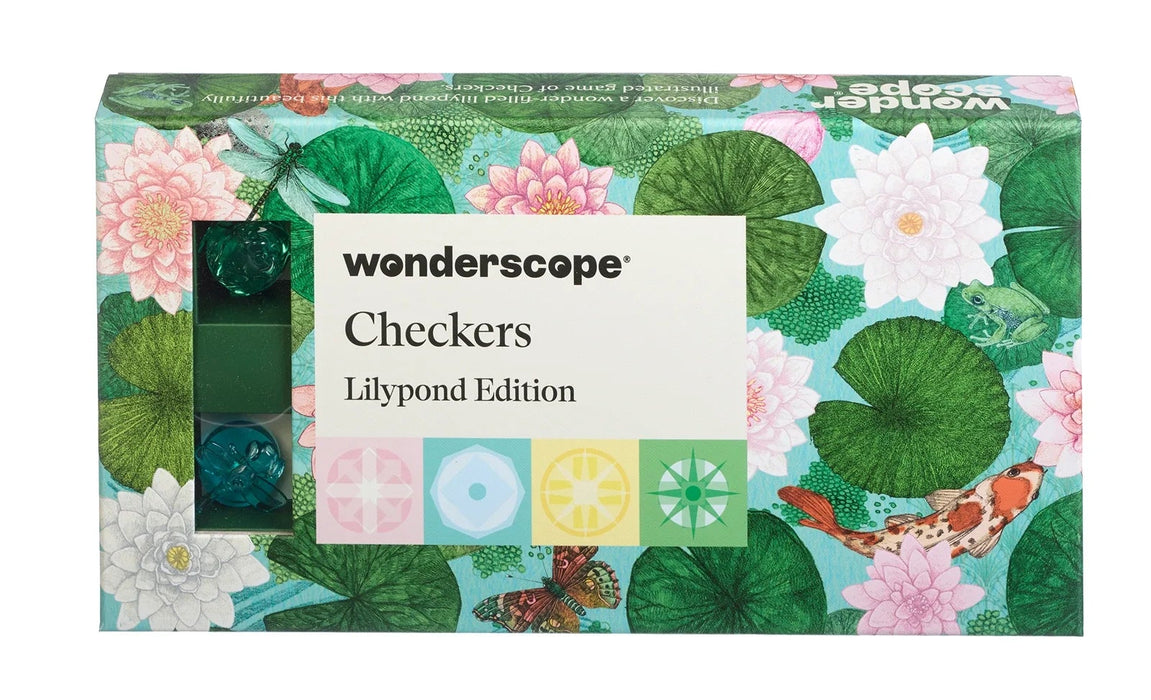 Wonderscope Game | Checkers - Lily Pond Edition