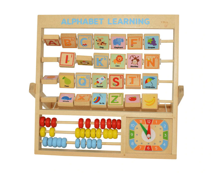 Wooden | Learning Alphabet & Clock