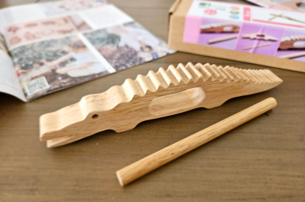 Wooden Singing Crocodile