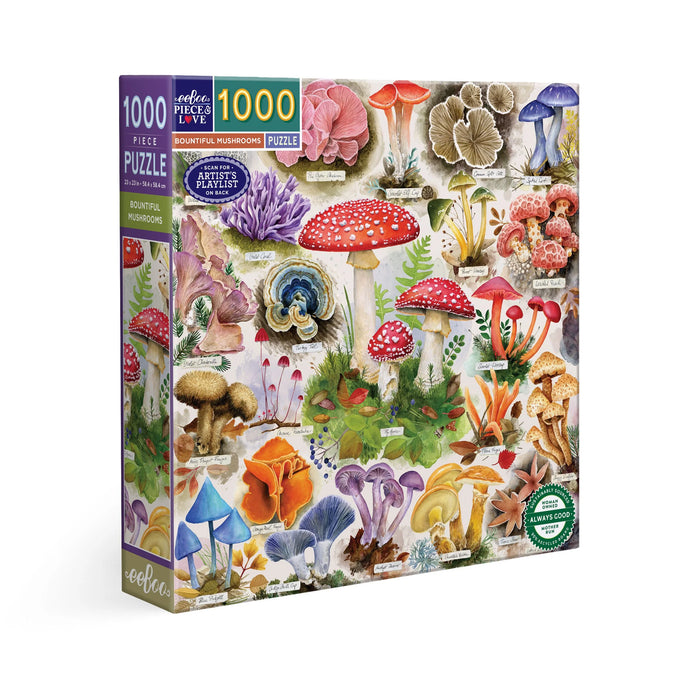 eeBoo 1000 pc puzzle | Bountiful Mushroom