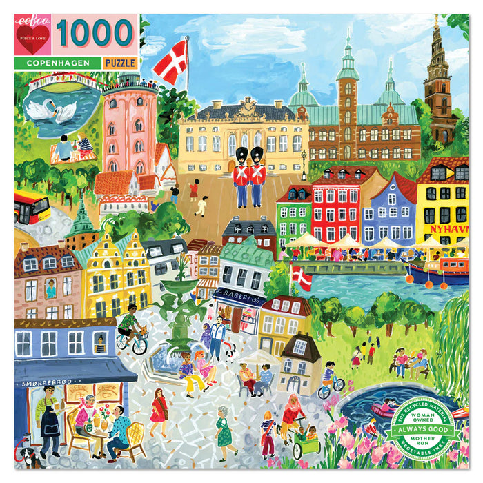 eeBoo 1000 pc puzzle | Copenhagen