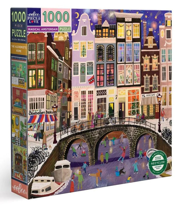 eeBoo 1000 pc puzzle | Magical Amsterdam