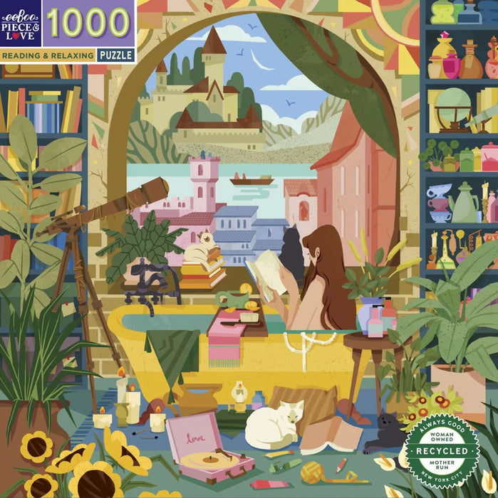 eeBoo 1000 pc puzzle | Reading Relaxing