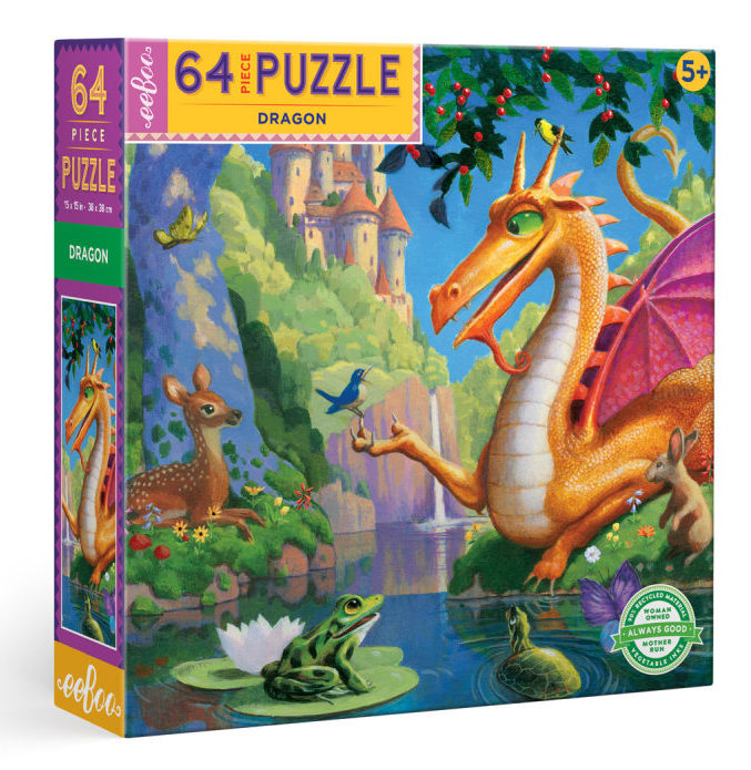 eeBoo 64 pc puzzle | Dragon