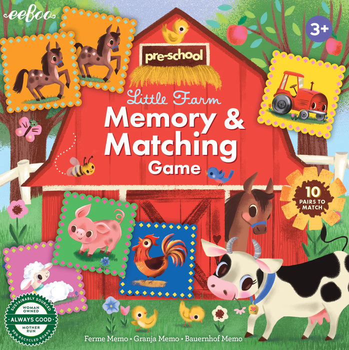 eeBoo | Memory & Matching Game | Little Farm
