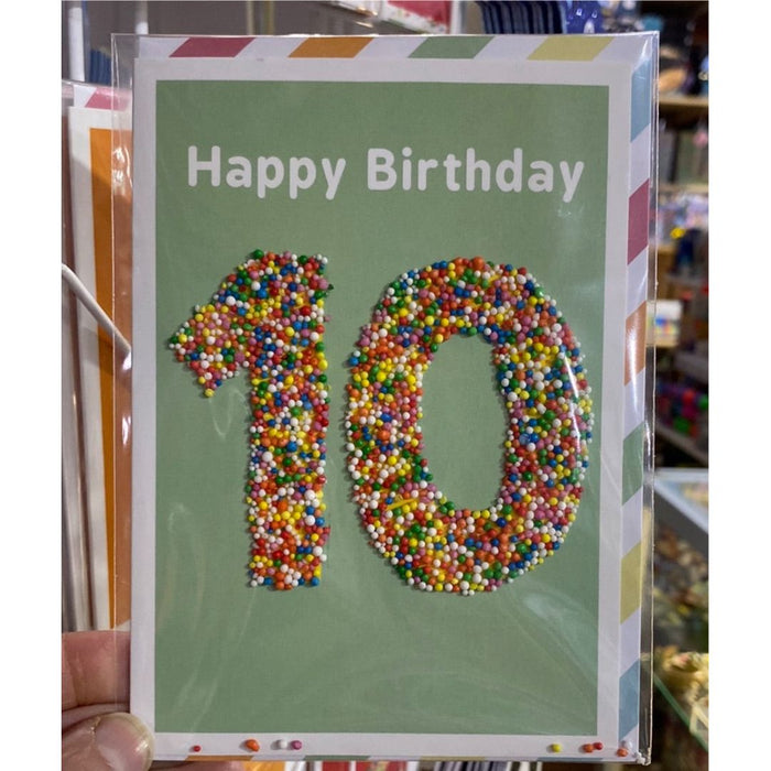 Birthday Card | Freckles Age | 10 | Ten
