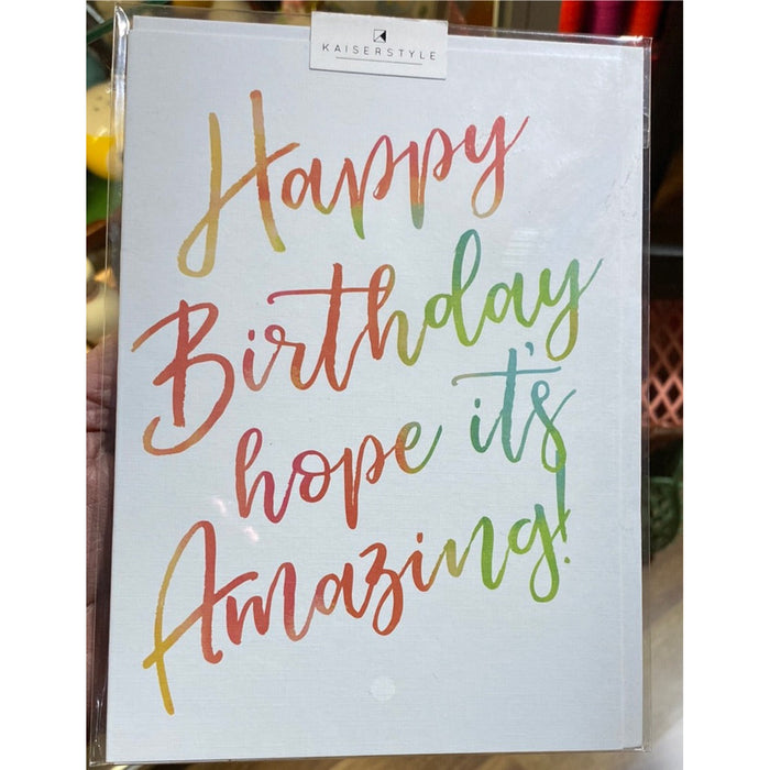 Birthday Card - Happy Birthday hope it's Amazing !