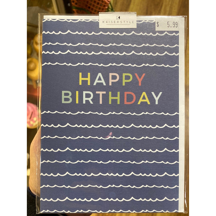 Birthday Card - Squiggles