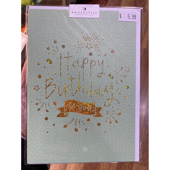 Birthday Card - Mint