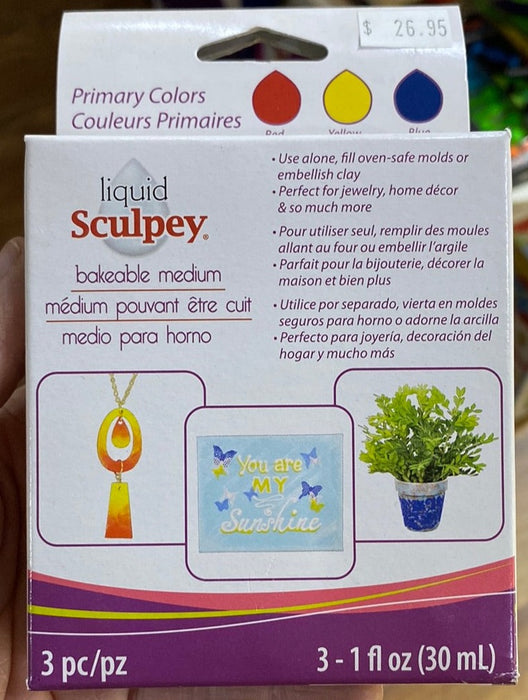 Liquid Sculpey_Primary Colours