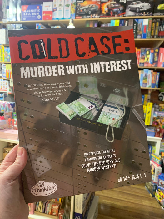 Thinkfun Game | Cold Case | Murder with Interest