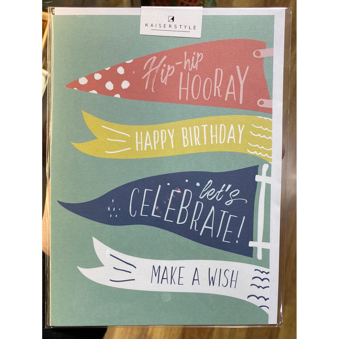 Birthday Card - Birthday Pennant