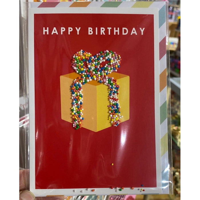 Birthday Card | Freckles | Present Bow