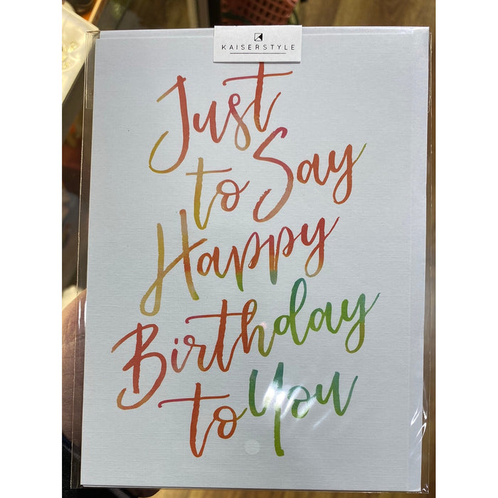 Birthday Card - Colourful